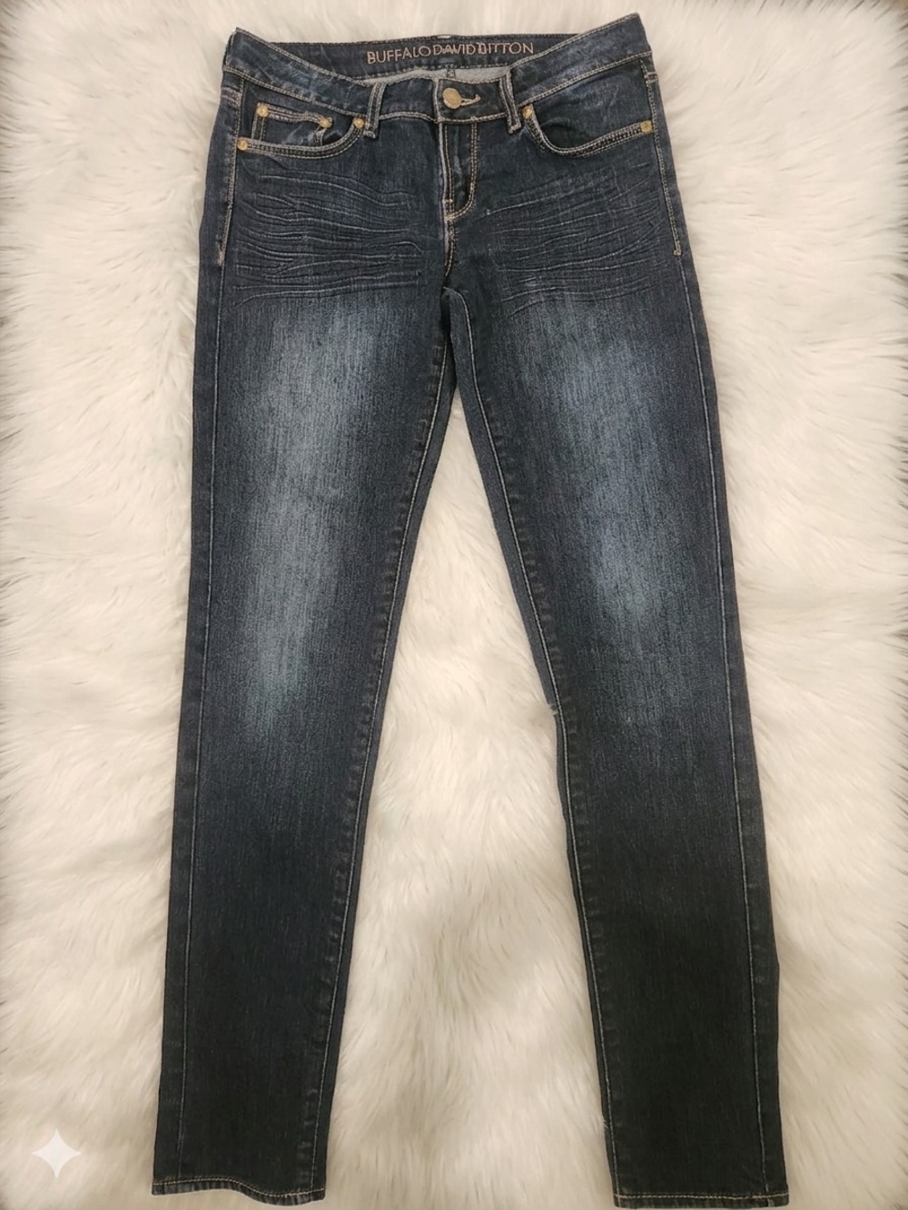 Buffalo David Bitton Women’s Dark Blue Wash Skinny Jeans Size 29